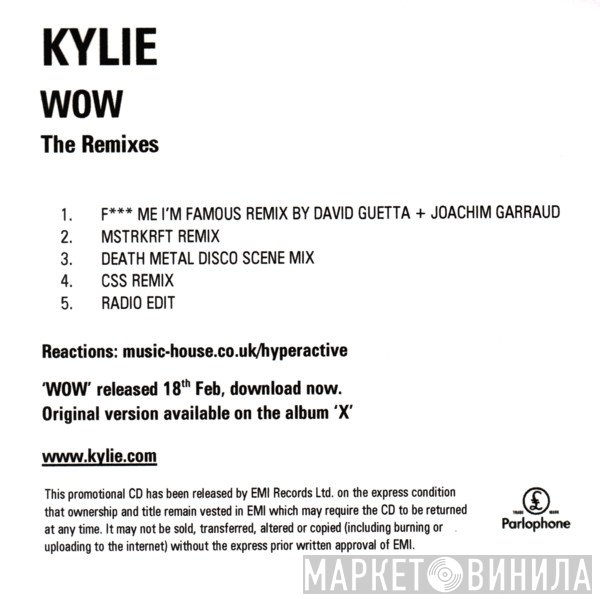 Kylie Minogue - Wow (The Remixes)