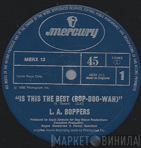 L.A. Boppers - Is This The Best (Bop-Doo-Wah)
