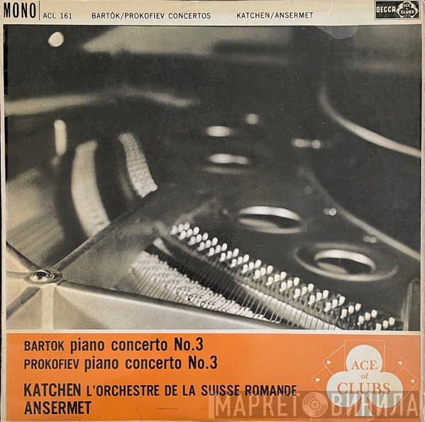 L'Orchestre De La Suisse Romande, Ernest Ansermet, Julius Katchen - Bartok Piano Concerto No. 3 / Prokofiev Piano Concerto No. 3