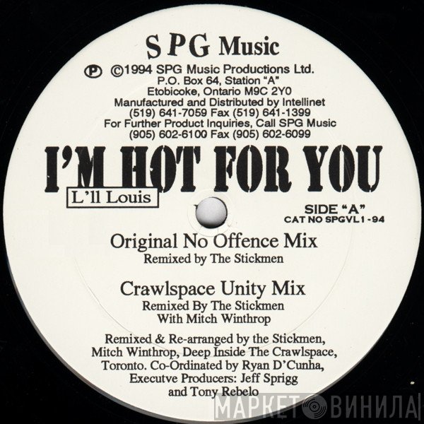 L'll Louis - I'm Hot For You