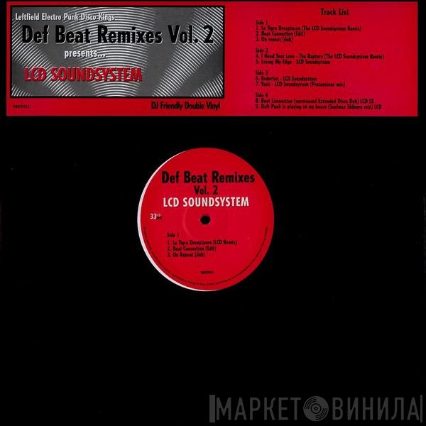 LCD Soundsystem  - Def Beat Remixes Vol. 2