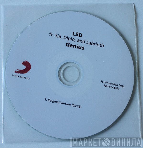 LSD  Ft. Sia, Diplo And Labrinth  - Genius