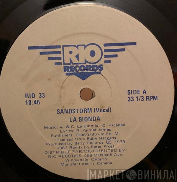 La Bionda - Sandstorm
