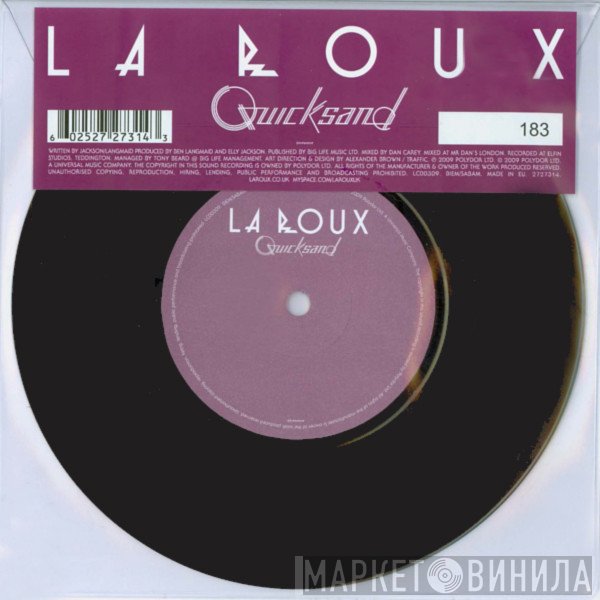 La Roux  - Quicksand
