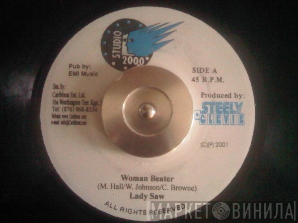 Lady Saw, Delly Ranks - Woman Beater / Oke Poke