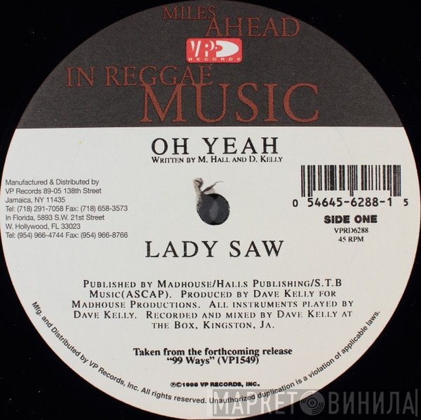 Lady Saw - Oh Yeah / No Matta Me