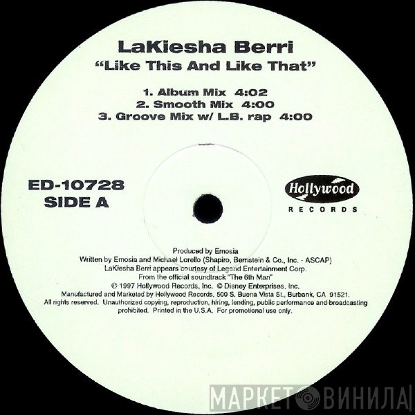 Lakiesha Berri - Like This And Like That