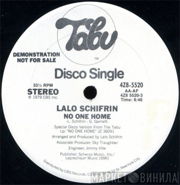Lalo Schifrin  - No One Home