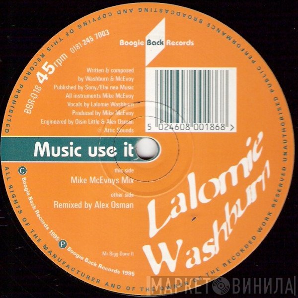 Lalomie Washburn - Music Use It