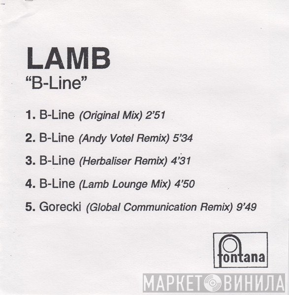 Lamb  - B-Line