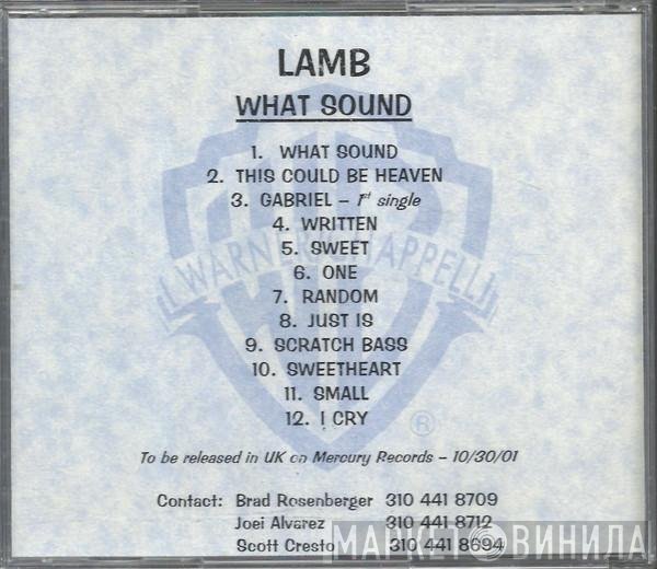 Lamb  - What Sound