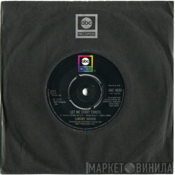 Lamont Dozier - Let Me Start Tonite