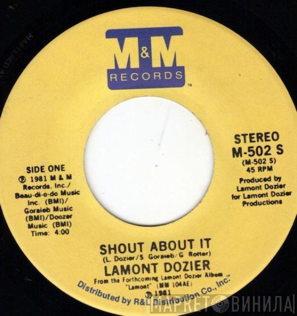 Lamont Dozier - Shout About It