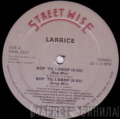 Larrice - Bop 'Til I Drop