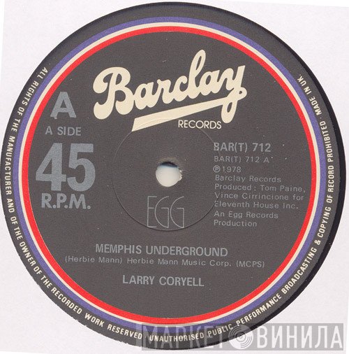 Larry Coryell - Memphis Underground