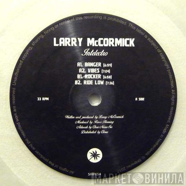 Larry McCormick - Intelectro