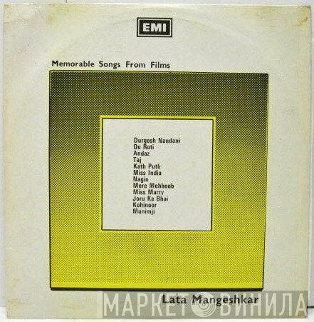 Lata Mangeshkar - Memorable Songs From Films