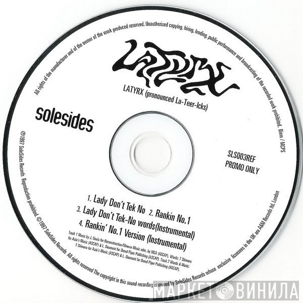 Latyrx - Lady Don't Tek No