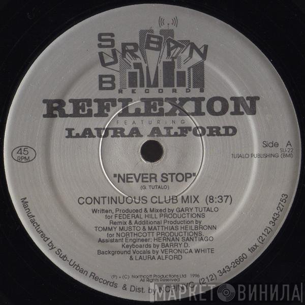Laura Alford, Reflexion  - Never Stop