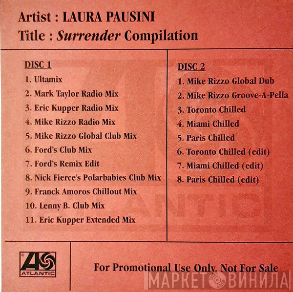 Laura Pausini  - Surrender Compilation