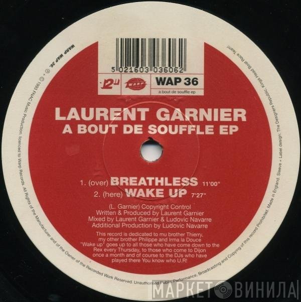 Laurent Garnier - A Bout De Souffle EP