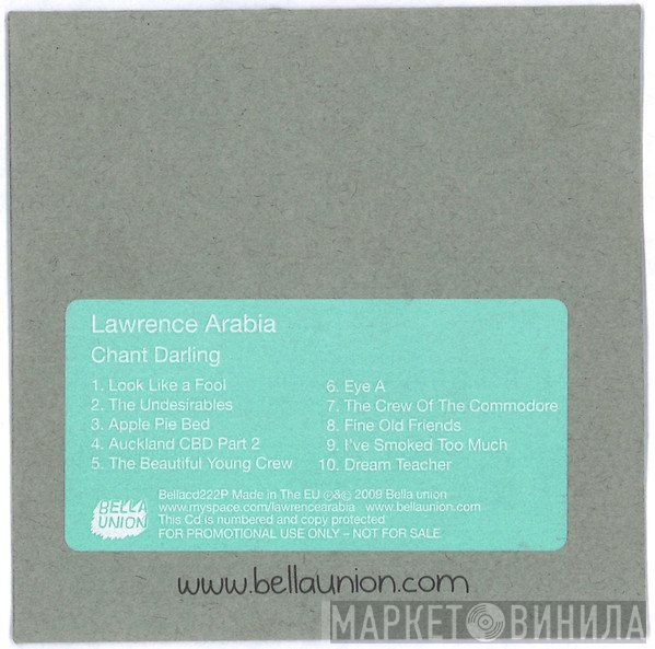 Lawrence Arabia - Chant Darling