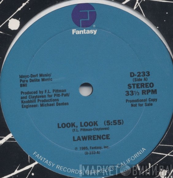 Lawrence  - Look, Look