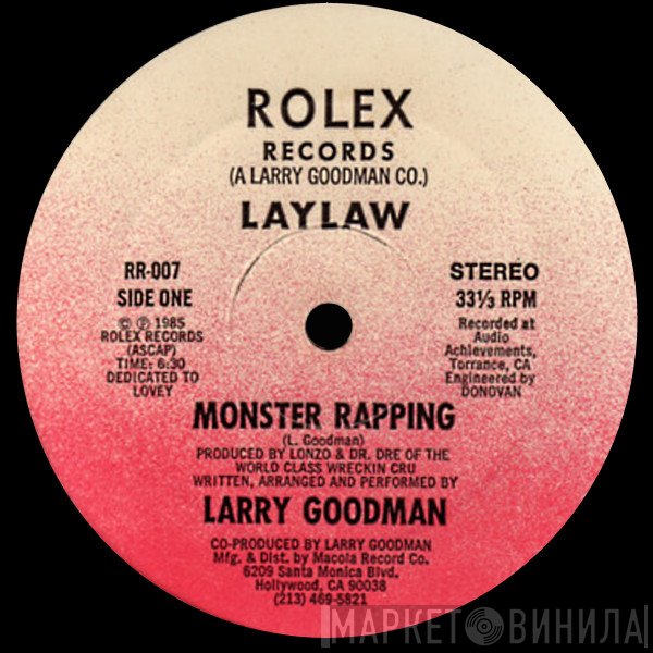 Lay Law  - Monster Rapping / Wolfin'