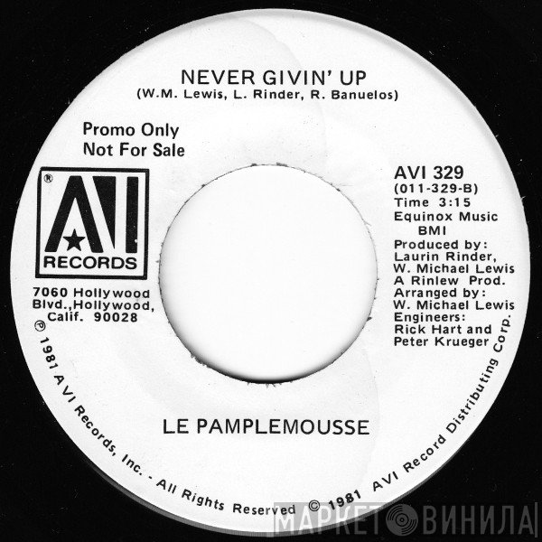 Le Pamplemousse  - Take The Load Off Me