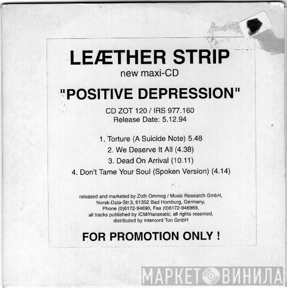 Leæther Strip  - Positive Depression