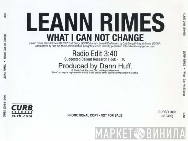 LeAnn Rimes  - What I Cannot Change