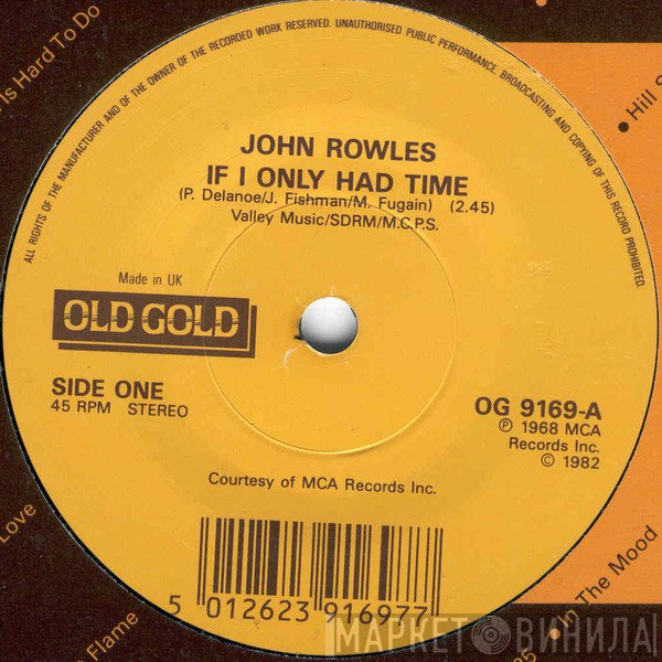 Leapy Lee, John Rowles - If I Only Had Time / Little Arrows