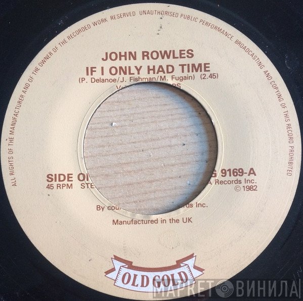 Leapy Lee, John Rowles - If I Only Had Time / Little Arrows