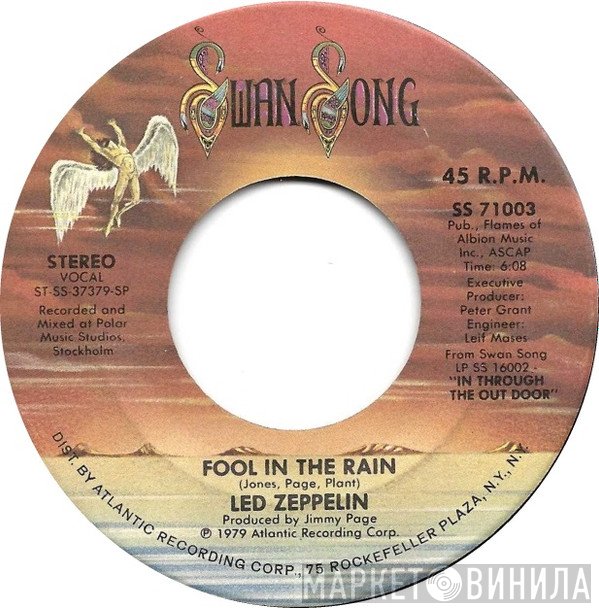 Led Zeppelin  - Fool In The Rain / Hot Dog