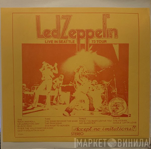 Led Zeppelin  - Live In Seattle 73 Tour