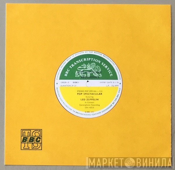 Led Zeppelin  - Pop Spectacular featuring Led Zeppelin In Concert Restored Edition