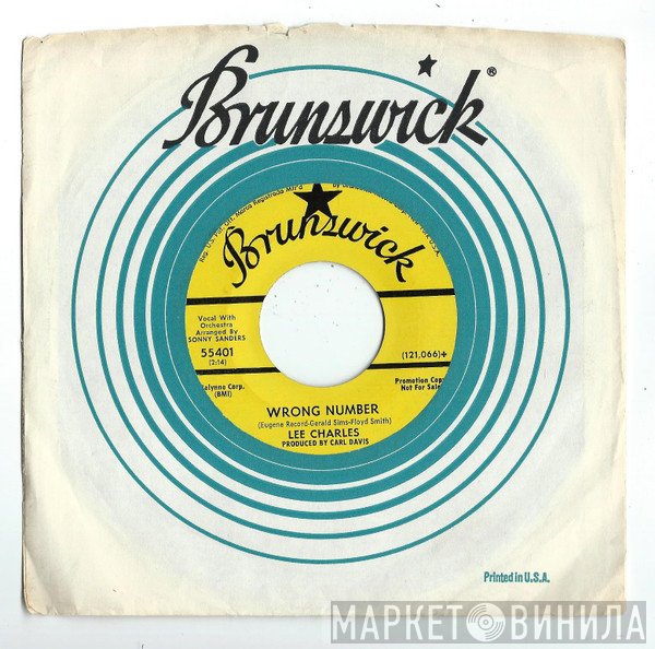 Lee Charles - I'll Never Ever Love Again / Wrong Number