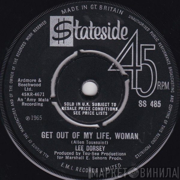 Lee Dorsey - Get Out Of My Life, Woman