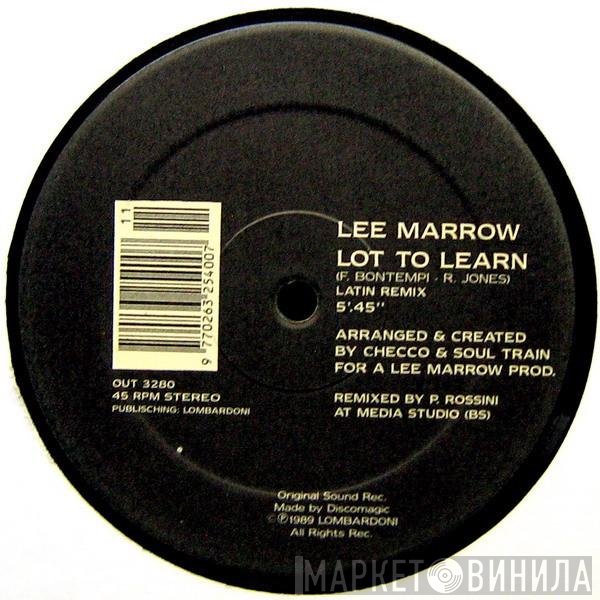 Lee Marrow - Lot To Learn (Remix)