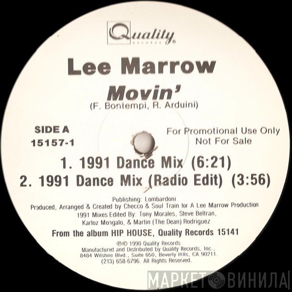 Lee Marrow - Movin'