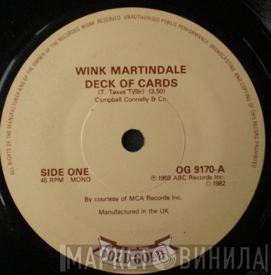 Lee Marvin, Wink Martindale - Deck Of Cards / Wand'rin Star