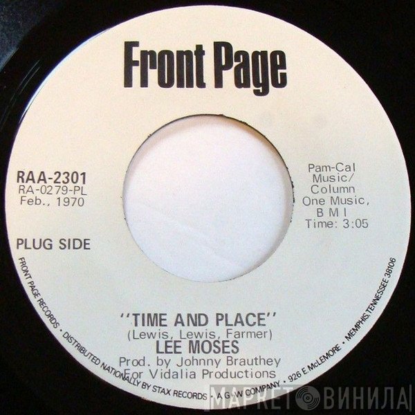 Lee Moses  - Time And Place