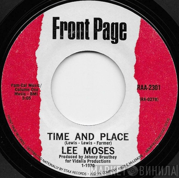 Lee Moses  - Time And Place