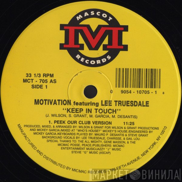 Lee Truesdale, Motivation  - Keep In Touch