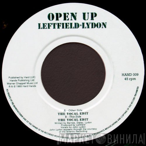 Leftfield • John Lydon  - Open Up