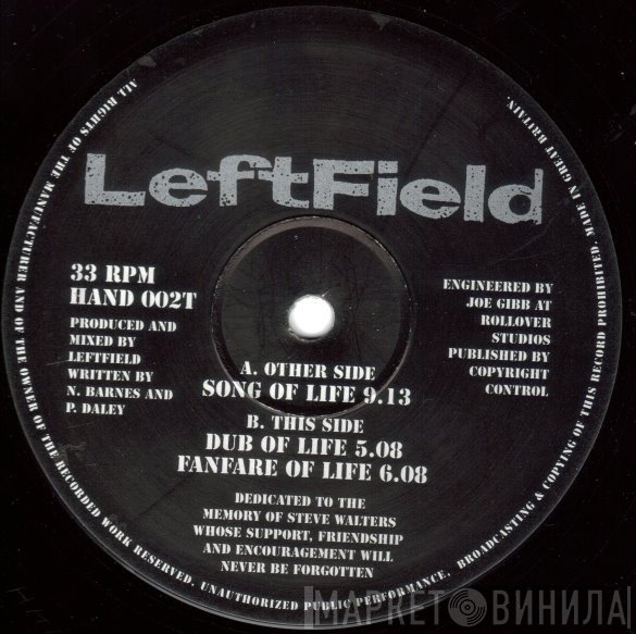 Leftfield - Song Of Life