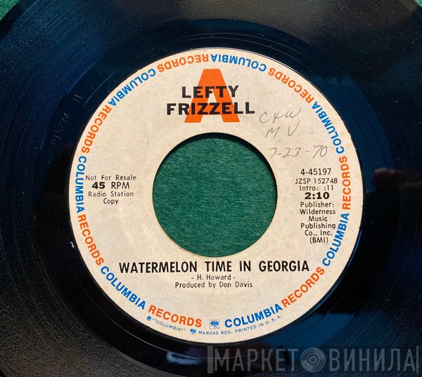 Lefty Frizzell  - Watermelon Time In Georgia