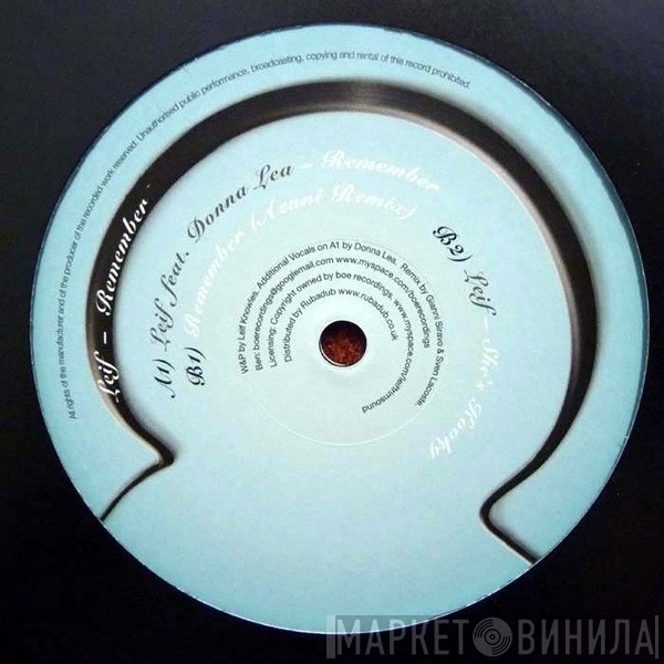 Leif - Remember