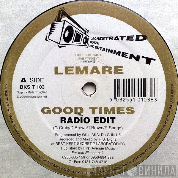 Lemar  - Good Times