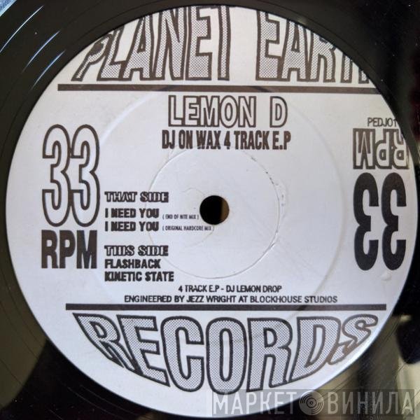 Lemon D - DJ On Wax 4 Track E.P